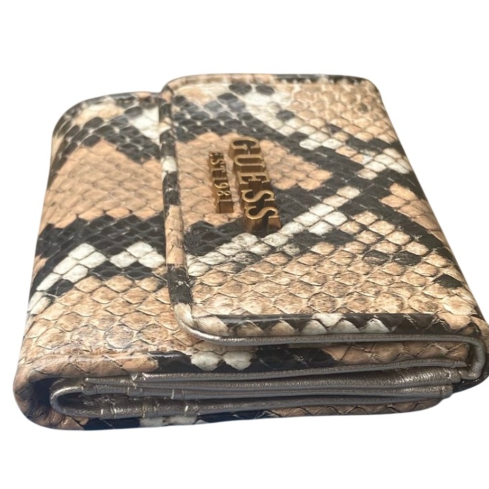 GUESS Multi-Color Snake Print Wallet - Picture 5 of 10